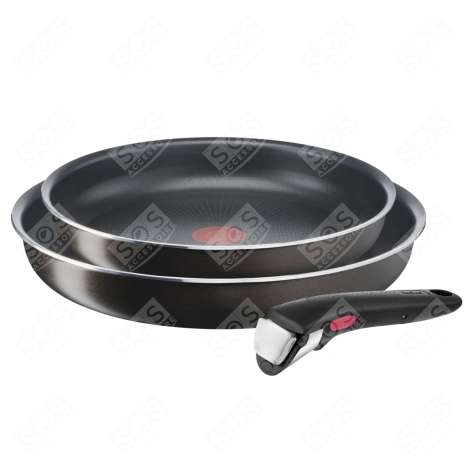 BATTERIA DA CUCINA, INGENIO EASY PLUS SET 2 PADELLE 24/28 CM CON MANICO PENTOLE A PRESSIONE - 0067513