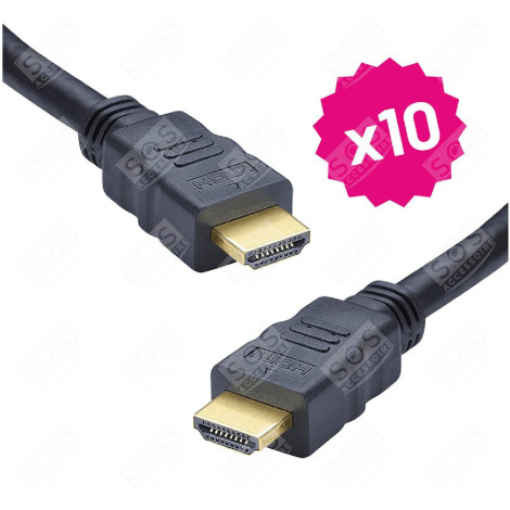 LOTTO DI 10 CAVI HDMI (1,5 M) TELEVISIONI, TELEVISORI, TV - HDMI150