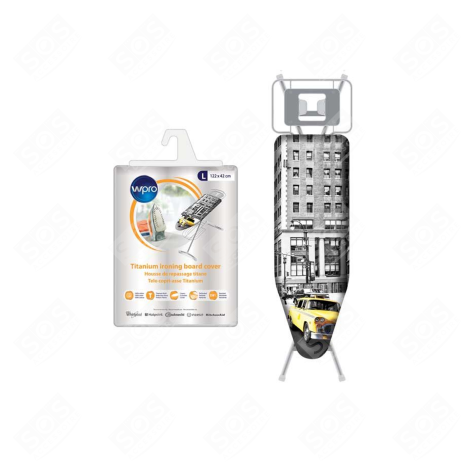 COPRIASSE DA STIRO 122 X 42 CM FERRO DA STIRO, FERRO A VAPORE - 484000008534