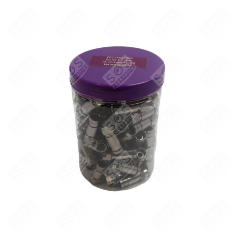 SCATOLA DI 100 CONNETTORI F DI COMPRESSIONE 5/7 TELEVISIONI, TELEVISORI, TV - FFC7HQ100B