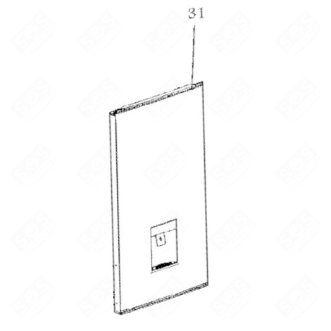 SPORTELLO FRIGORIFERO, CONGELATORE - HK4090545, 12041538