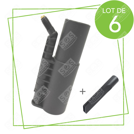 SET DI 6 UGELLI AD ALTA PRESSIONE 120° CON 1 BOCCHETTA PIATTA IDROPULITRICI - M0007065