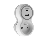 Presa 16A + caricatore usb/a + c originale