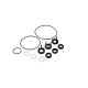 KIT DI PEZZI DI RICAMBIO PER GUARNIZIONI IDROPULITRICI - 41008340, 4.100-834.0