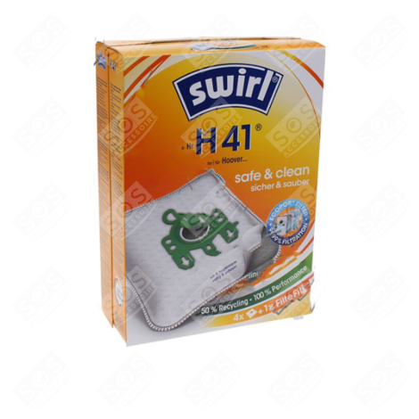 SACCHETTI H41/4 ECOPOR ASPIRAPOLVERE - H41
