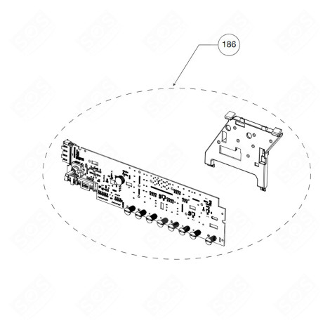 MODULO DI POTENZA LAVATRICE ORIGINALE LAVATRICE - 2858197761