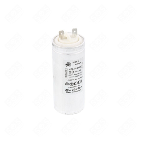 CONDENSATORE ORIGINALE 20 ΜF ASCIUGATRICE - 1240344760