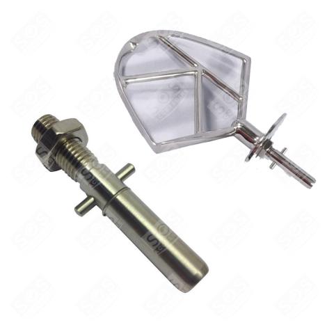 SBATTITORE K IN ACCIAIO INOX CON ASTA E ANELLO DI ARRESTO ROBOT DA CUCINA E CUOCITUTTO - AW20011058, KW711986