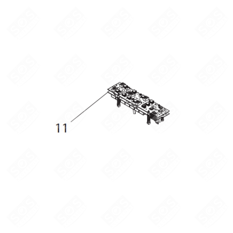 SCHEDA TASTIERA PIANO COTTURA ORIGINALE PIANO COTTURA - AS0075627