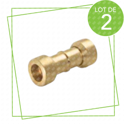 Set di 2 raccordi dritti originale