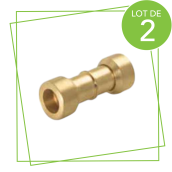 Set di 2 raccordi dritti originale