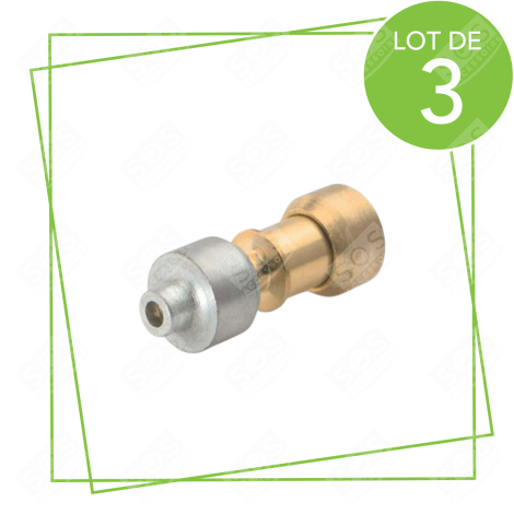 SET DI 3 RACCORDI DRITTI ORIGINALI FRIGORIFERO, CONGELATORE - L13000630-B3