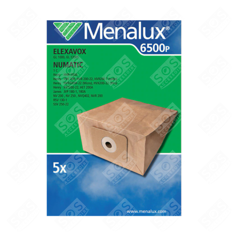 SACCHETTI ASPIRAPOLVERE 6500P ASPIRAPOLVERE - 900196650