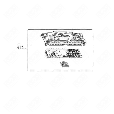 PIASTRA T0 517BFFF020200000 ORIGINALE LAVATRICE - 22310008