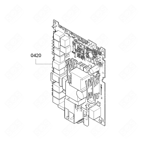 MODULO DI CONTROLLO PROGRAMMATO ORIGINALE FORNI, FORNELLI ELETTRICI E A GAS - 11041571