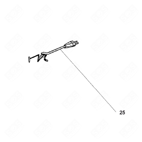 CAVO DI ALIMENTAZIONE MACCHINA DA CAFFÃ, CAFFETTIERA - 505485