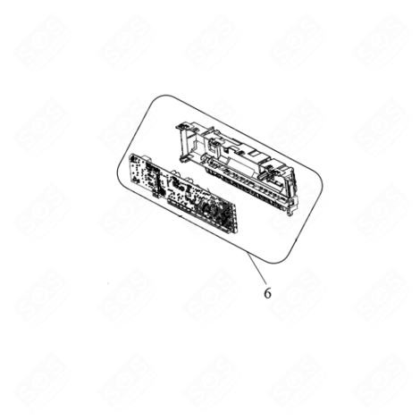 PIASTRA ORIGINALE T3T 10791496 HPAL05 ASCIUGATRICE - 22398881