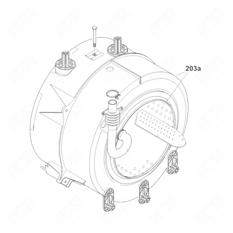 VASCA LAVATRICE ORIGINALE LAVATRICE - 49130380