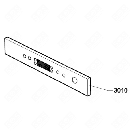 PANNELLO DI CONTROLLO (RIFERIMENTO 3010) FORNI A MICROONDE - 481010517211, 481010582829