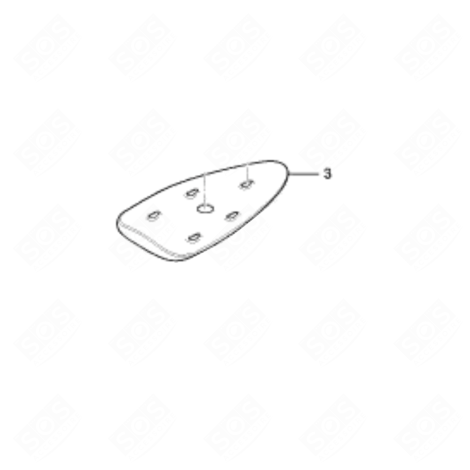 TAPPETINO POGGIA FERRO FERRO DA STIRO, FERRO A VAPORE - 3PTAGM076B 500582367