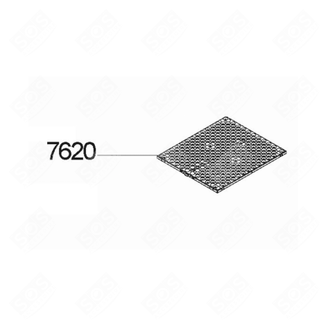 FILTRO ANTIGRASSO IN METALLO ORIGINALE (UNITÀ) CAPPA ASPIRANTE - 481248058359