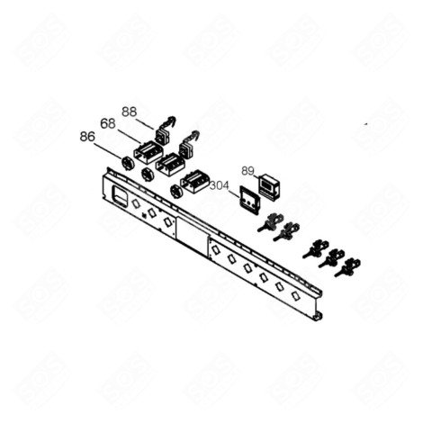 TIMER CON MANOPOLA ORIGINALE (RIF. 89) FORNI, FORNELLI ELETTRICI E A GAS - 10003162
