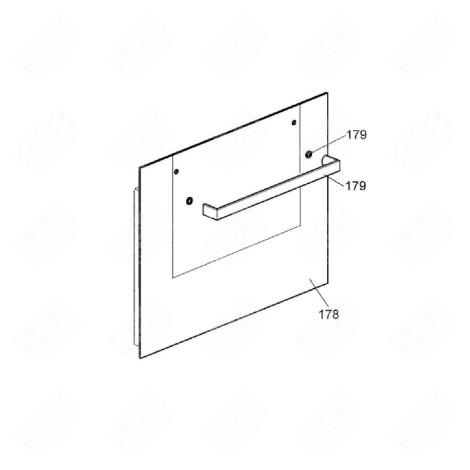 VETRO ESTERNO (CODICE 178) FORNI, FORNELLI ELETTRICI E A GAS - 42824183