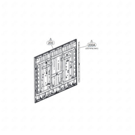 KIT BARRA LED (SEGNO 200A) TELEVISIONI, TELEVISORI, TV - AGF80325804