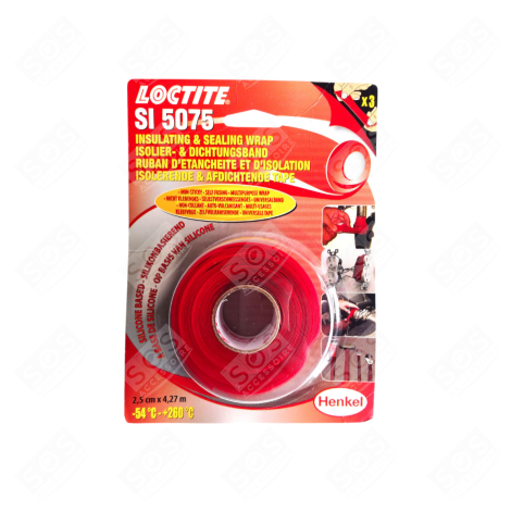 NASTRO ADESIVO PER ISOLAMENTO E TENUTA SI 5075 ROSSO 2,5 X 4,27 M ACCESSORI E PRODOTTI - 1684617