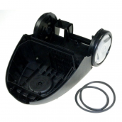 Scatola con ruote posteriori