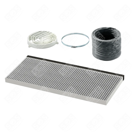 KIT, MODULO DI RICICLAGGIO CLEANAIR 46,5 X 20 X 2,3 CM CAPPA ASPIRANTE - 17006608