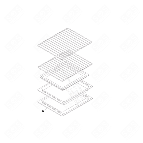 MENSOLA (RIFERIMENTO 24) FORNI, FORNELLI ELETTRICI E A GAS - 70029611