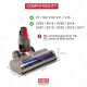 SPAZZOLA COMPATIBILE V7 V8 V10 V11 V15 ASPIRAPOLVERE - 967483-01