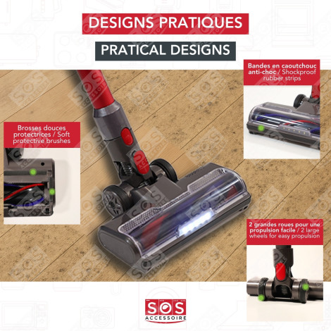 SPAZZOLA COMPATIBILE V7/V8/V10/V11/V15 ASPIRAPOLVERE - D009