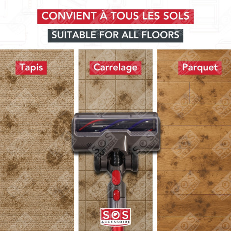 SPAZZOLA COMPATIBILE V7/V8/V10/V11/V15 ASPIRAPOLVERE - D009