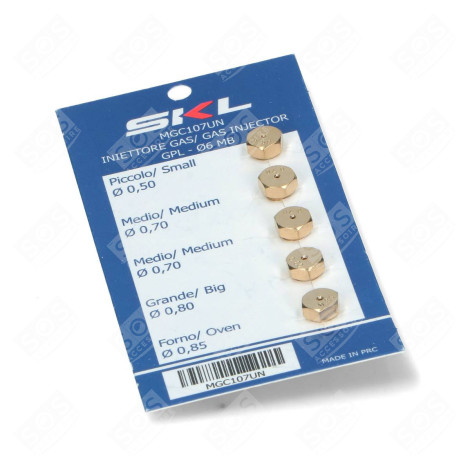 KIT INIETTORE BUTANO/PROPANO 6 MB FORNI, FORNELLI ELETTRICI E A GAS - MGC107UN