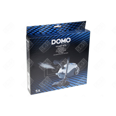 LOT DI 5 SACCHETTI ORIGINALI ASPIRAPOLVERE - DO7291SSET2