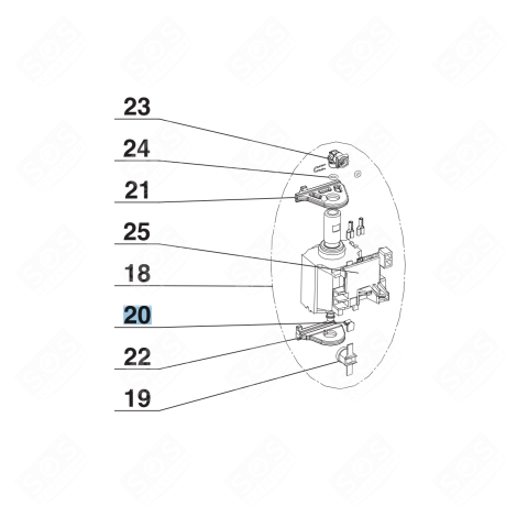 CLIP TERMOSTATO CTZ MACCHINA DA CAFFÃ, CAFFETTIERA - 505289