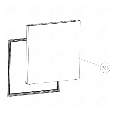 PORTA CONGELATORE (RIFERIMENTO 966) FRIGORIFERO, CONGELATORE - 5945801300