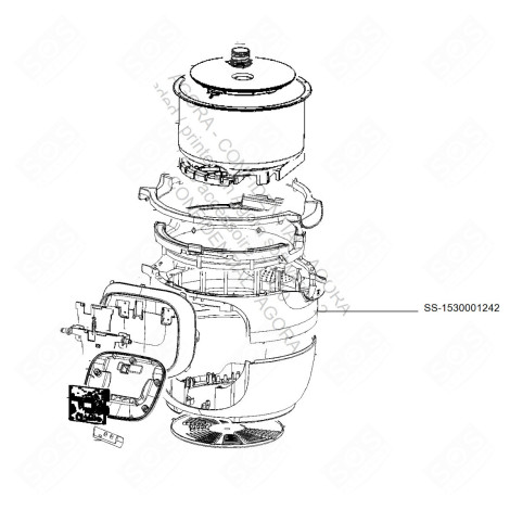CORPO SUPERIORE VAPORIERE, CUOCITORI A VAPORE - SS-1530001242, SS1530001242