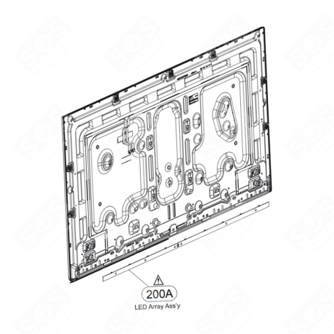 KIT BARRA LED (SEGNO 200A) TELEVISIONI, TELEVISORI, TV - AGM76872102