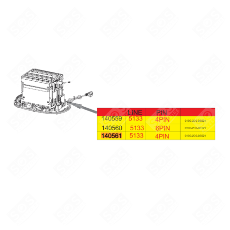 GRUPPO DI RISCALDAMENTO (RIFERIMENTO 140561) VARI PICCOLI ELETTRODOMESTICI - 696891327