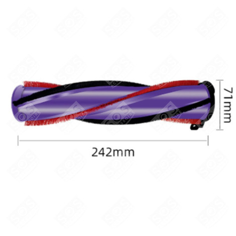 ROTOLO SPAZZOLA ROTANTE L 242 MM DIAM 42MM ASPIRAPOLVERE - 964705-01