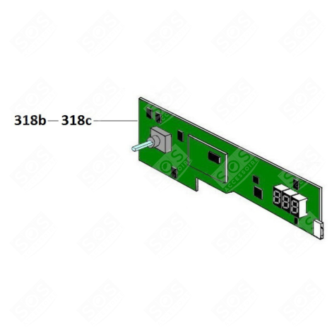 MODULE DE COMMANDE (REPÈRE 318B) ASCIUGATRICE - 70026857