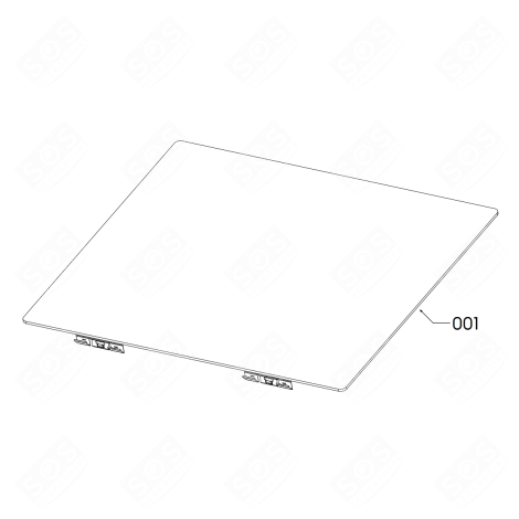 TABLE DE CUISSON (REPÈRE 001) PIANO COTTURA - 5551128951, 555112895