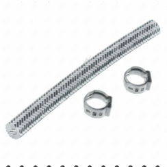 Tubo 115 mm + 2 fascette