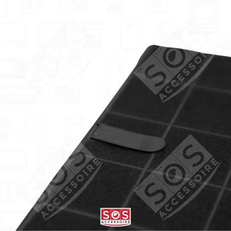 LOTTO DI 2 FILTRI A CARBONE 235 X 190 MM 16 CAPPA ASPIRANTE - AIRFORCE AFFCAF16