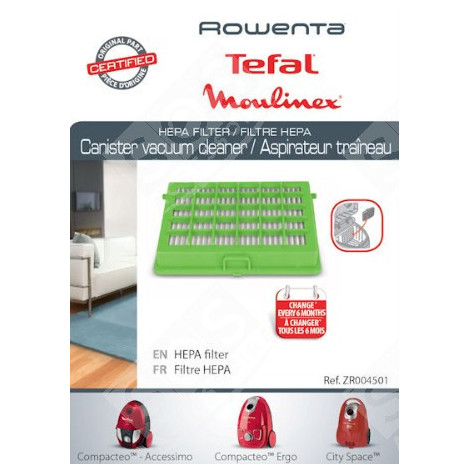 FILTRE HEPA D'ORIGINE ASPIRAPOLVERE - ZR004501