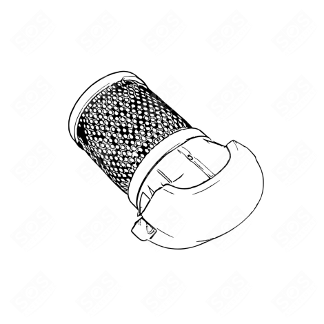 FERMETURE COUVERCLE FILTRE ASPIRAPOLVERE - 48033673