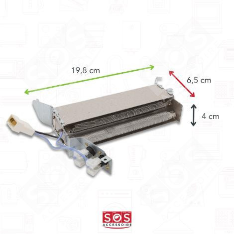 RÉSISTANCE 2000W ASCIUGATRICE - 2969800300, 2957500300